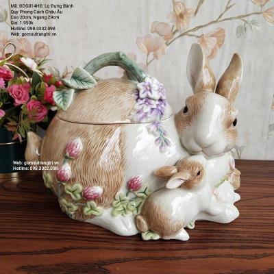 LỌ ĐỰNG BÁNH QUY PHONG CÁCH CHÂU ÂU